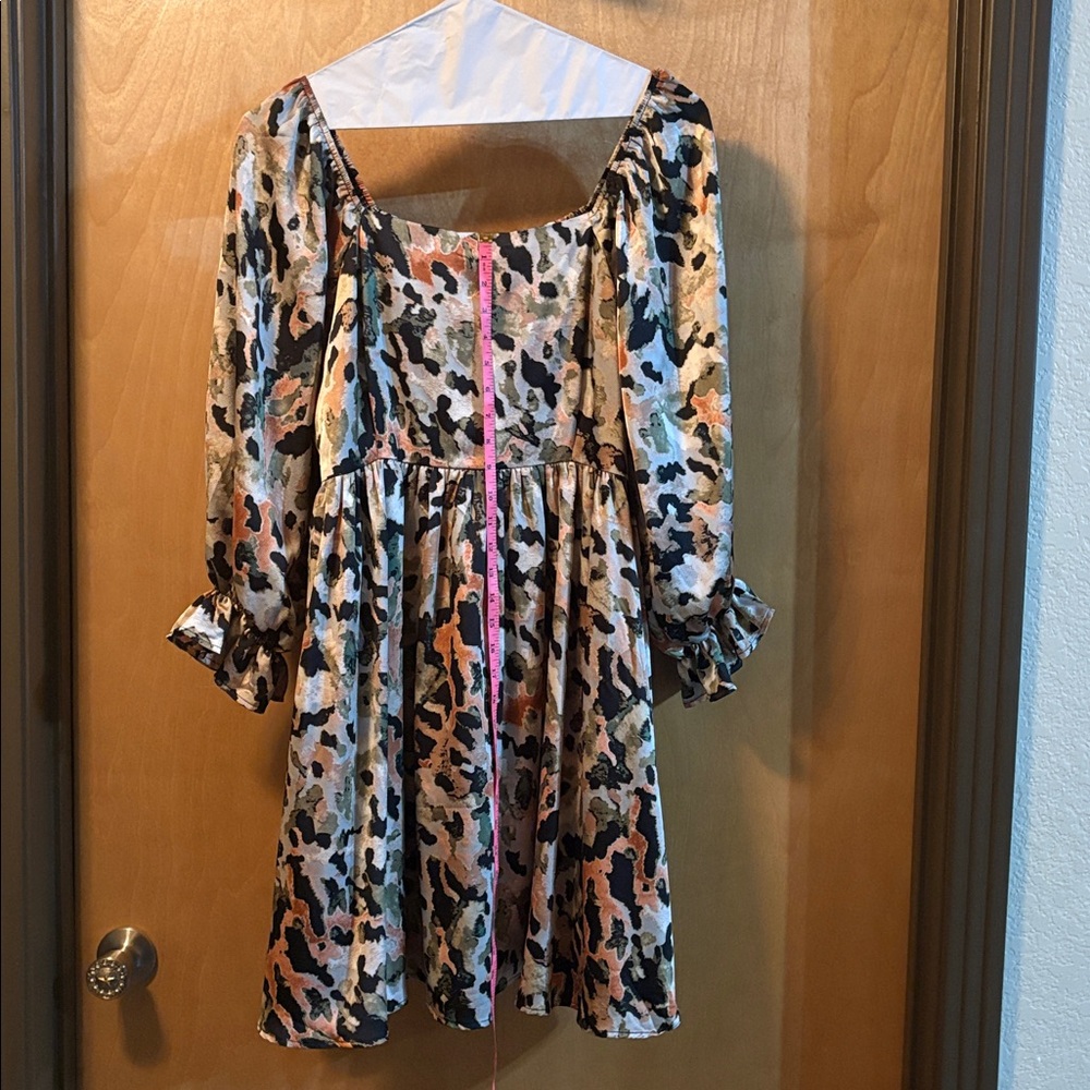 Entro Stylish Multicolor Camouflage Dress; Size XL - Picture 12 of 13